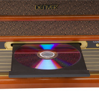 Retro Stereoanlegg med DAB+ (Platespiller/CD) Tre - Denver