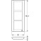 LK Fuga Soft 63 design ramme (3 Modul) Hvit
