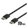 DisplayPort kabel 2m (8K) Svart