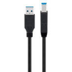 USB 3.0 Kabel (A han/B han) - 3m