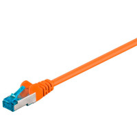 Nettverkskabel Cat6a S-FTP - 0,25m (Orange) Goobay