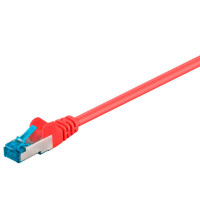 Nettverkskabel Cat6a S-FTP - 0,5m (Rød) Goobay