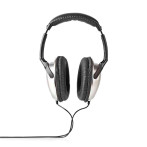 Hodetelefon Over-Ear (2,7m) Sølv/Svart - Nedis