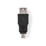 USB Adapter (USB-A Hun til Mini USB Han) Nedis
