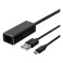 USB nettverkskort for Chromecast (RJ45) Deltaco
