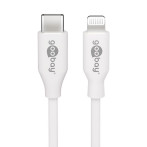 USB-C til Lightning kabel 0,5m (MFi) Hvit - Goobay