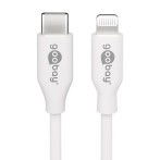 USB-C til Lightning kabel 2m (MFi) Hvit - Goobay
