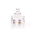 RJ45 plugg - UTP Solid (Cat5) Easy-To-Use - 10-Pack
