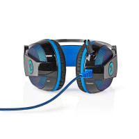 Gaming Headset (7.1 Virtual Surround) Svart/Blå - Nedis