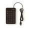 Numerisk tastatur (USB) Svart - Nedis