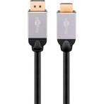 DisplayPort til HDMI kabel - 1m (4K) Svart - Goobay Plus