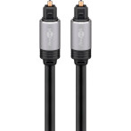 Optisk kabel - 5m (Toslink) Svart - Goobay Plus