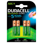 Duracell Oppladbare AAA Batterier (900mAh) 4pk