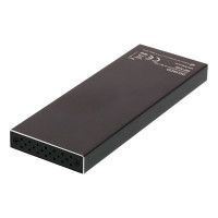 Ekstern M.2 kabinett (USB 3.1/SATA) Svart - Deltaco