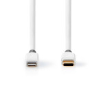 USB-C til Lightning kabel - 1m (MFi) Hvit - Nedis