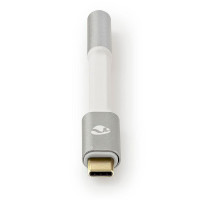 USB-C Adapter (USB-C Han/3,5mm Hun) Hvit - Nedis