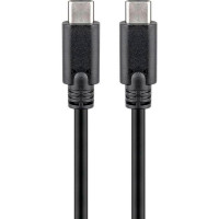 USB-C Kabel 1m - 5A 100W (USB-C/USB-C) Goobay