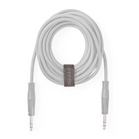 Kabelbinder borrelåsstropp (15cm) Grå - 10-pakning