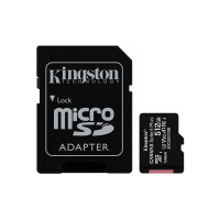 Micro SDXC Kort 512GB V30 A1 m/adapter (UHS-I) Kingston