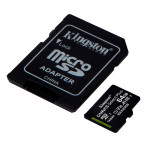 Micro SDXC Kort 64GB V10 m/adapter (UHS-I) Kingston - 2-Pack