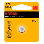 LR44/A76 Knappcellebatteri 1,5V (Alkaline) Kodak