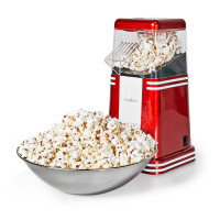 Popcorn maskin 1200W (Hot Air) Rød - Nedis