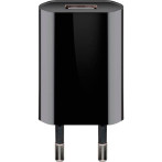 USB Lader Slim 1A - Top (1xUSB-A) Svart - Goobay