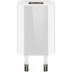 USB Lader Slim 1A - Top (1xUSB-A) Hvit - Goobay
