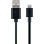 Micro USB Kabel - 0,5m (Svart) Goobay