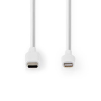 USB-C til Lightning kabel 1m - 60W (MFi) Hvit - Nedis