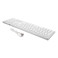 Bluetooth-tastatur (oppladbart) sølv - Deltaco
