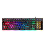 Gaming Tastatur USB (m/RGB) Svart - Deltaco