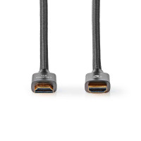 HDMI 2.1 Kabel 8K - 1m (Ultra High Speed) Metallgrå - Nedis