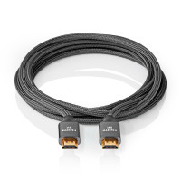 HDMI 2.1 Kabel 8K - 1m (Ultra High Speed) Metallgrå - Nedis