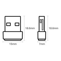 USB WiFi Adapter 600Mbps (Dual Band) TP-Link Archer T2U Nano