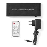 HDMI Switch - 4K (5 in/1 out) Nedis