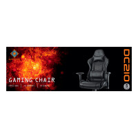 Deltaco Gaming stol - ergonomisk (PU lær) - Svart