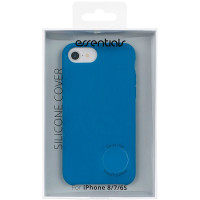 iPhone SE (2020)/8/7/6s/6 deksel (Liquid Sil.) Blå pastell