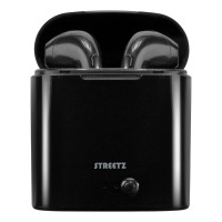 Earbuds m/Ladetui (Bluetooth) Svart - Streetz TWS-0007