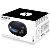 Boombox 4W (CD/FM/USB/MP3) Svart - Champion