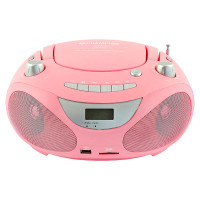 Boombox 4W (CD/FM/USB/MP3) Rosa - Champion