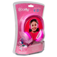 Barnehodetelefoner KidsBeat (3-10 år) Blågrønn - Celly
