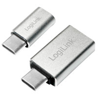 USB-C Adapter (USB-C til USB-A+Micro USB) Logilink - 2-Pack