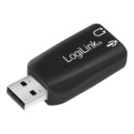 USB lydkort m/3,5mm plugg  (5.1) Logilink