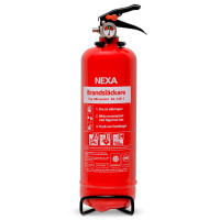 Brannslukker 1kg - 8A (pulverslukker) Rød - Nexa