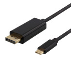 USB-C til DisplayPort kabel - 1m (4K) Deltaco