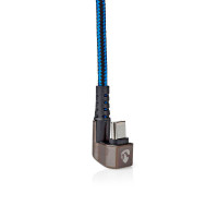 USB-C til USB-A Kabel - 1m (Gaming 180) Blå - Nedis