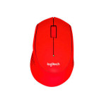 Logitech M330 USB Trådløs Mus (Silent Plus) - Rød