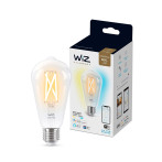 WiZ WiFi Edison LED glødepære E27 - 6,7W (60W) Klar