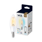 WiZ WiFi Kerte LED glødepære E14 - 4,9W (40W) Klar